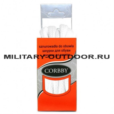 Шнурки Corbby 5101/75cm White
